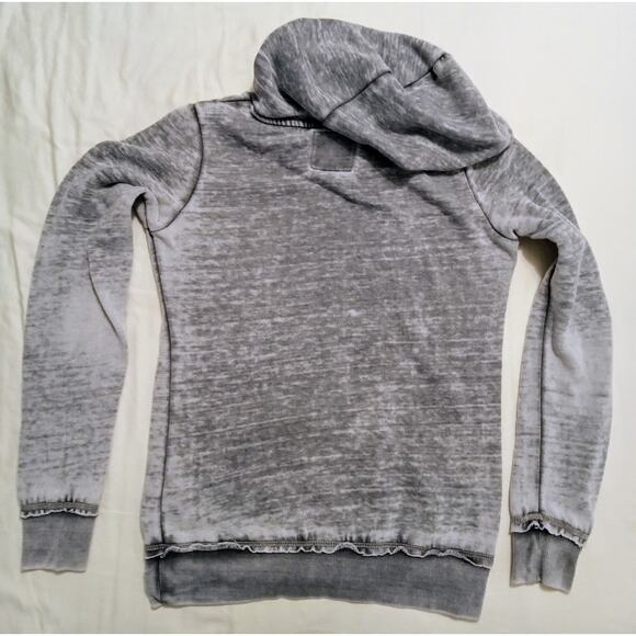 Billabong Sweatshirt Women's Faded Gray Pullover Hoodie Long Sleeve Pocket SZ M - Picture 2 of 8